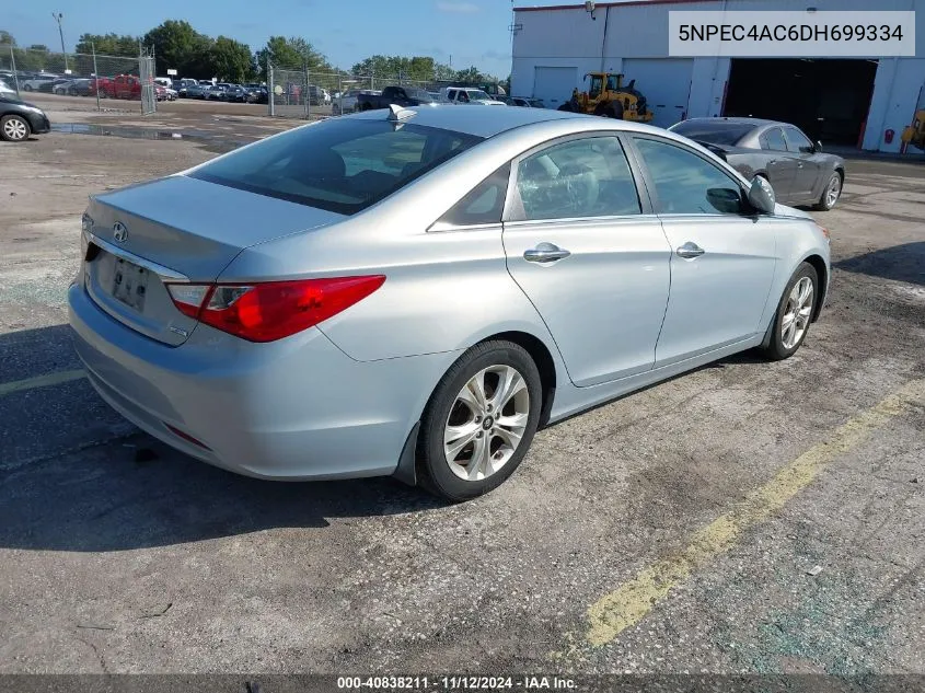 2013 Hyundai Sonata Limited VIN: 5NPEC4AC6DH699334 Lot: 40838211