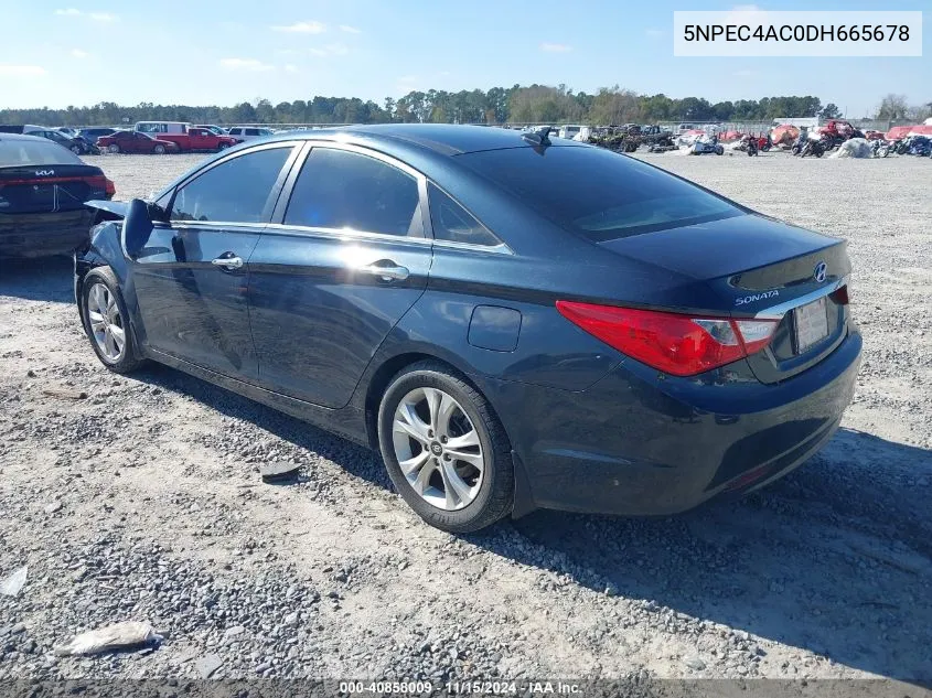 2013 Hyundai Sonata Limited VIN: 5NPEC4AC0DH665678 Lot: 40858009