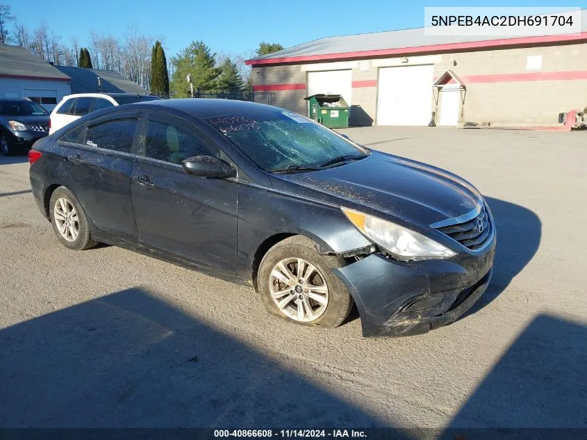 2013 Hyundai Sonata Gls VIN: 5NPEB4AC2DH691704 Lot: 40866608