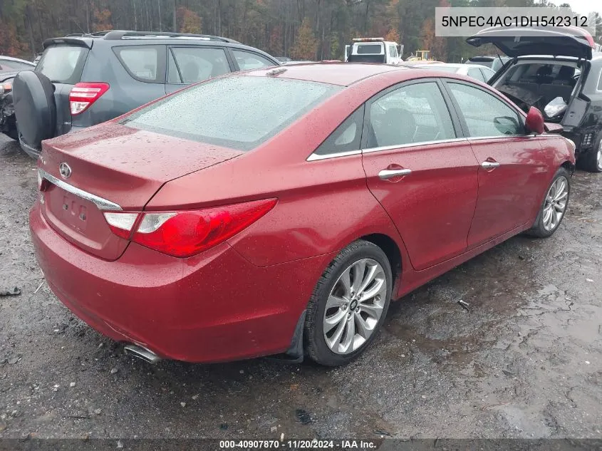 2013 Hyundai Sonata Se VIN: 5NPEC4AC1DH542312 Lot: 40907870