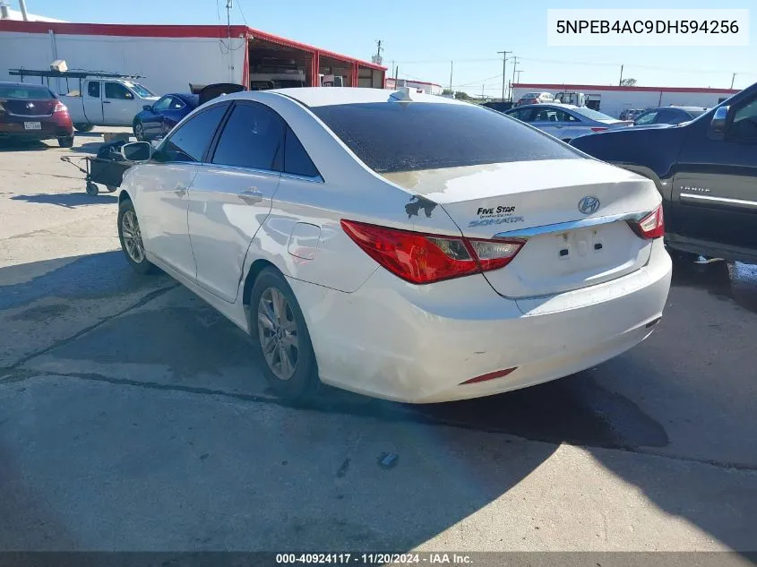 2013 Hyundai Sonata Gls VIN: 5NPEB4AC9DH594256 Lot: 40924117