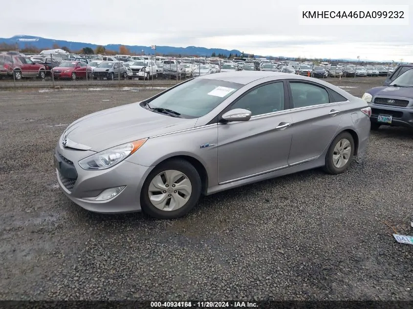 2013 Hyundai Sonata Hybrid VIN: KMHEC4A46DA099232 Lot: 40934164