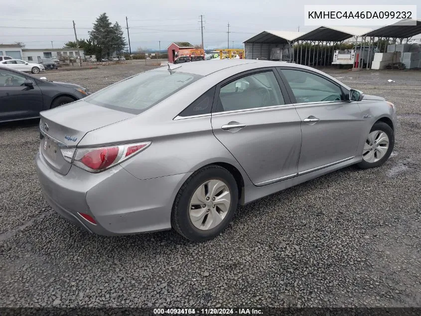 2013 Hyundai Sonata Hybrid VIN: KMHEC4A46DA099232 Lot: 40934164