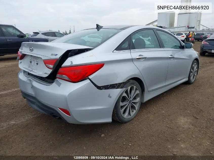 5NPEC4ABXEH866920 2014 Hyundai Sonata 2.0T Limited