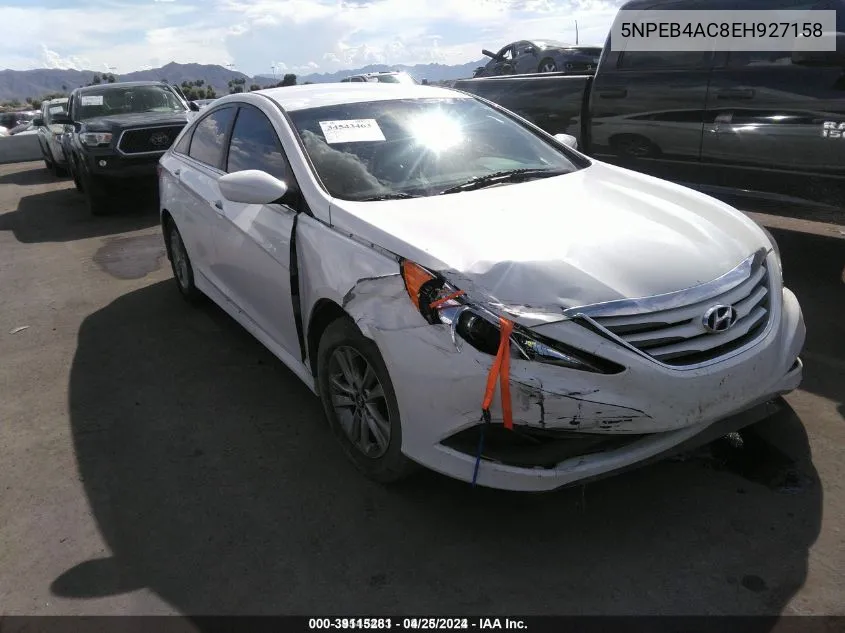 5NPEB4AC8EH927158 2014 Hyundai Sonata Gls