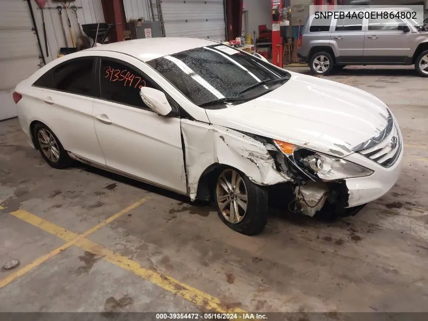 5NPEB4AC0EH864802 2014 Hyundai Sonata Gls