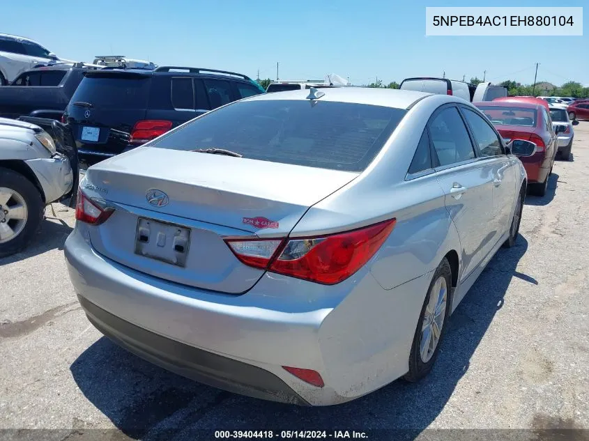 2014 Hyundai Sonata Gls VIN: 5NPEB4AC1EH880104 Lot: 39404418