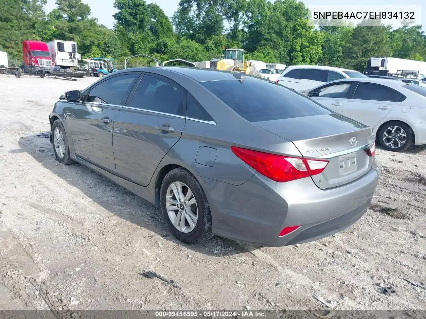 2014 Hyundai Sonata Gls VIN: 5NPEB4AC7EH834132 Lot: 39456595