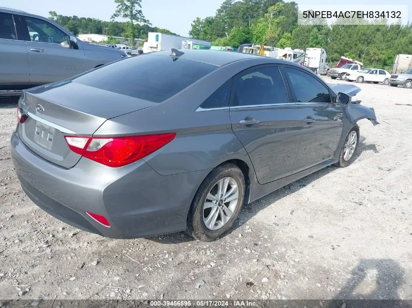 2014 Hyundai Sonata Gls VIN: 5NPEB4AC7EH834132 Lot: 39456595