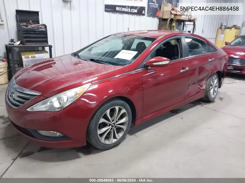 2014 Hyundai Sonata Se VIN: 5NPEC4AC4EH886458 Lot: 39549083