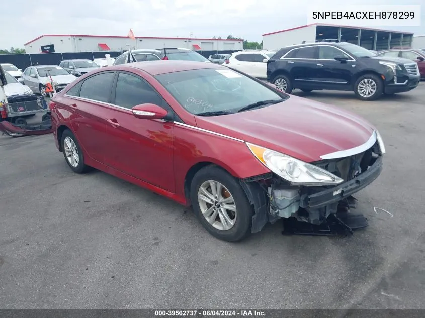 2014 Hyundai Sonata Gls VIN: 5NPEB4ACXEH878299 Lot: 39562737