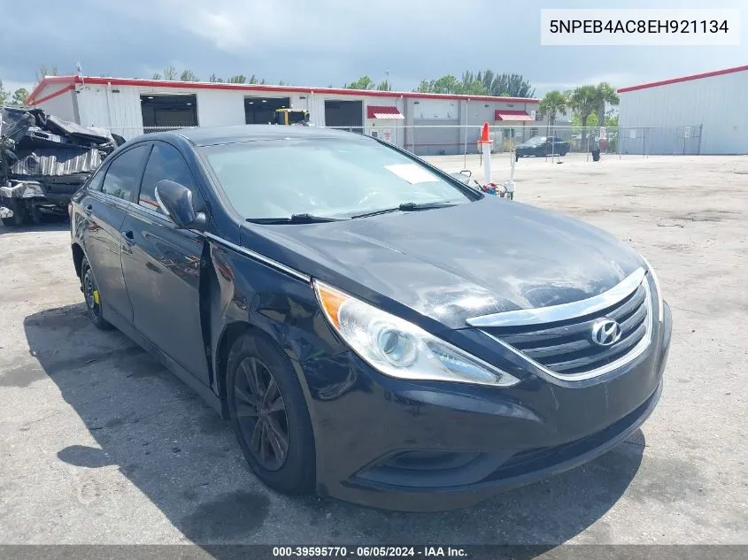 2014 Hyundai Sonata Gls VIN: 5NPEB4AC8EH921134 Lot: 39595770