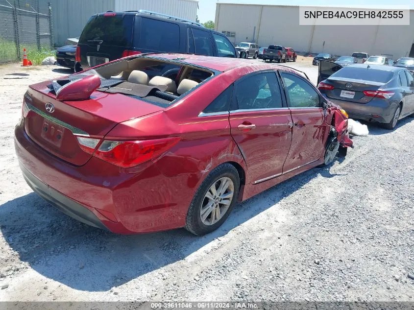 2014 Hyundai Sonata Gls VIN: 5NPEB4AC9EH842555 Lot: 39611046