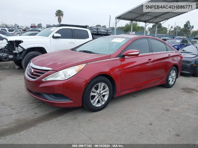 5NPEB4AC4EH886771 2014 Hyundai Sonata Gls