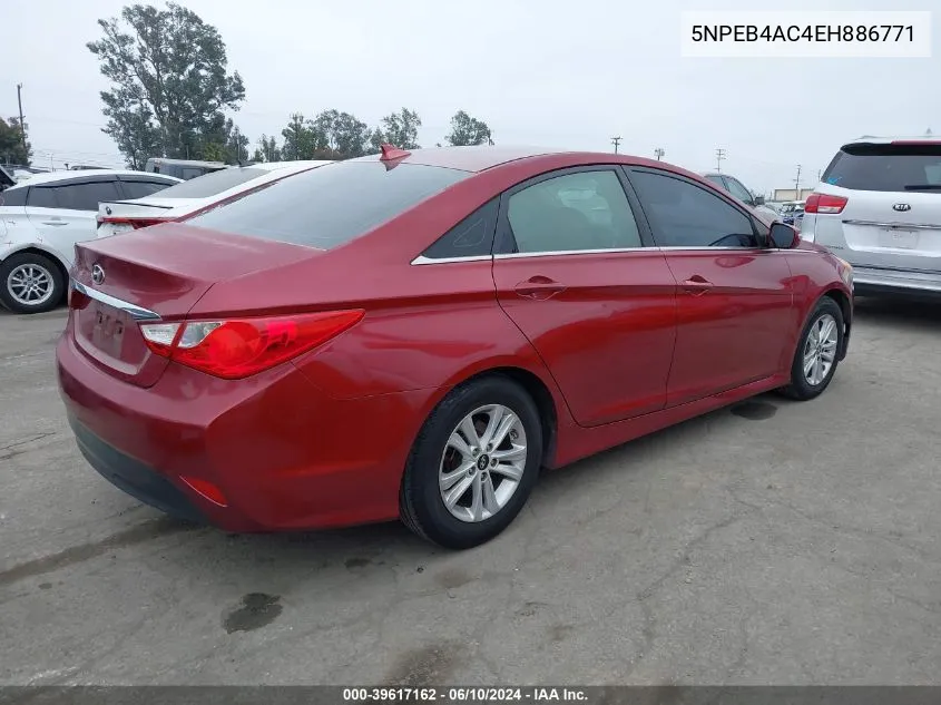 5NPEB4AC4EH886771 2014 Hyundai Sonata Gls