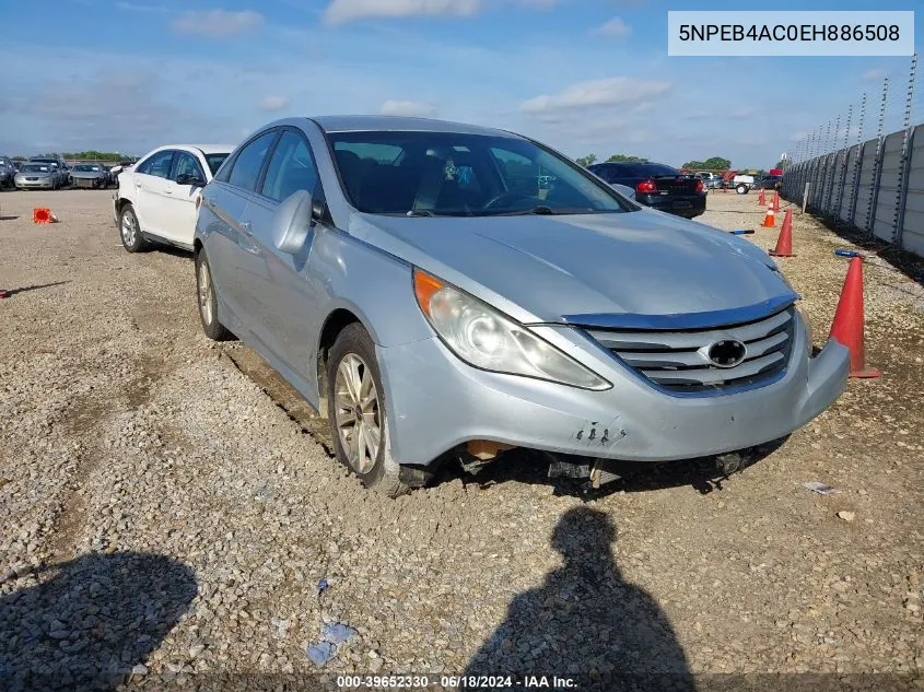 2014 Hyundai Sonata Gls VIN: 5NPEB4AC0EH886508 Lot: 39652330