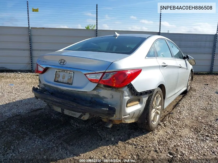 5NPEB4AC0EH886508 2014 Hyundai Sonata Gls