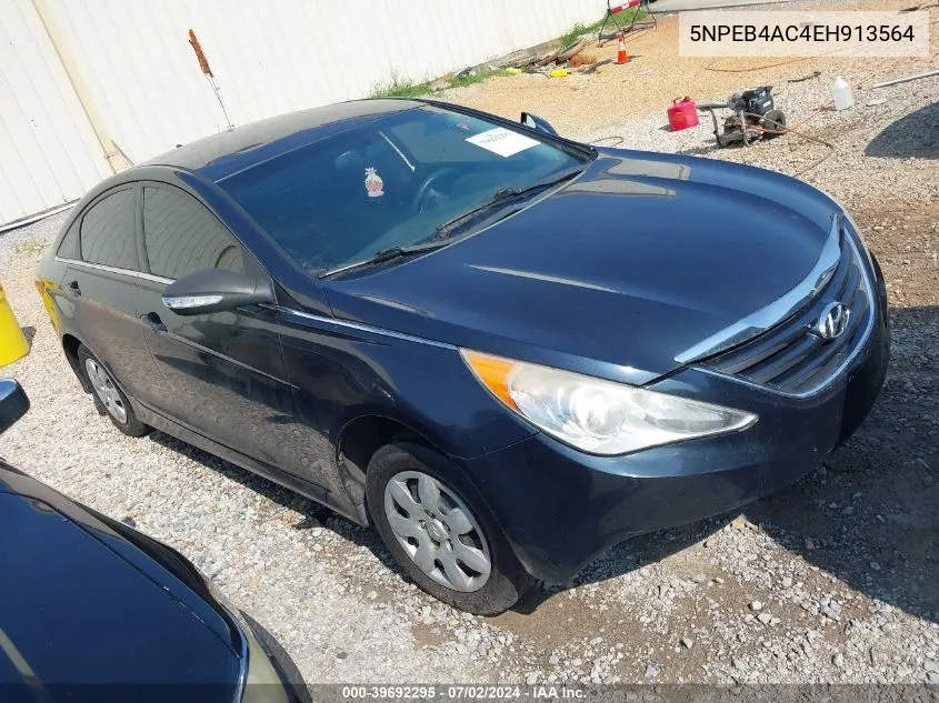 2014 Hyundai Sonata Gls VIN: 5NPEB4AC4EH913564 Lot: 39692295