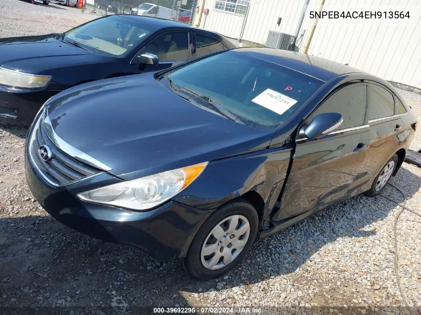 2014 Hyundai Sonata Gls VIN: 5NPEB4AC4EH913564 Lot: 39692295