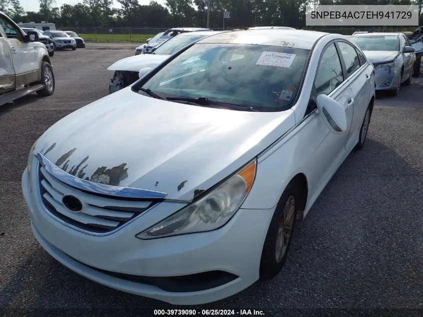 5NPEB4AC7EH941729 2014 Hyundai Sonata Gls