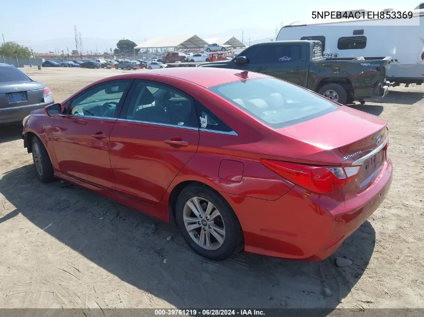 5NPEB4AC1EH853369 2014 Hyundai Sonata Gls