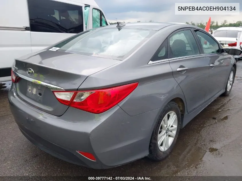 2014 Hyundai Sonata Gls VIN: 5NPEB4AC0EH904134 Lot: 39777142