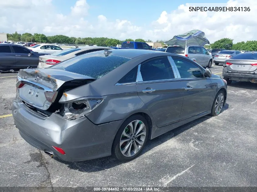 2014 Hyundai Sonata Limited 2.0T VIN: 5NPEC4AB9EH834136 Lot: 39784482