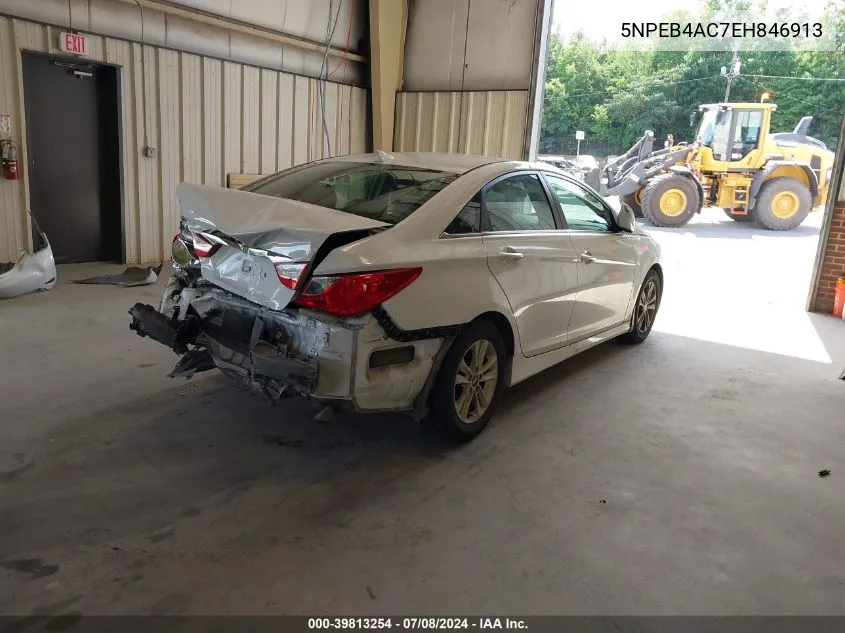 5NPEB4AC7EH846913 2014 Hyundai Sonata Gls