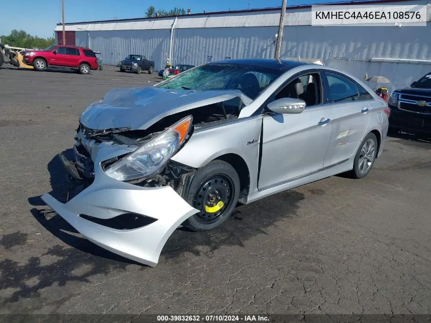 KMHEC4A46EA108576 2014 Hyundai Sonata Hybrid Limited