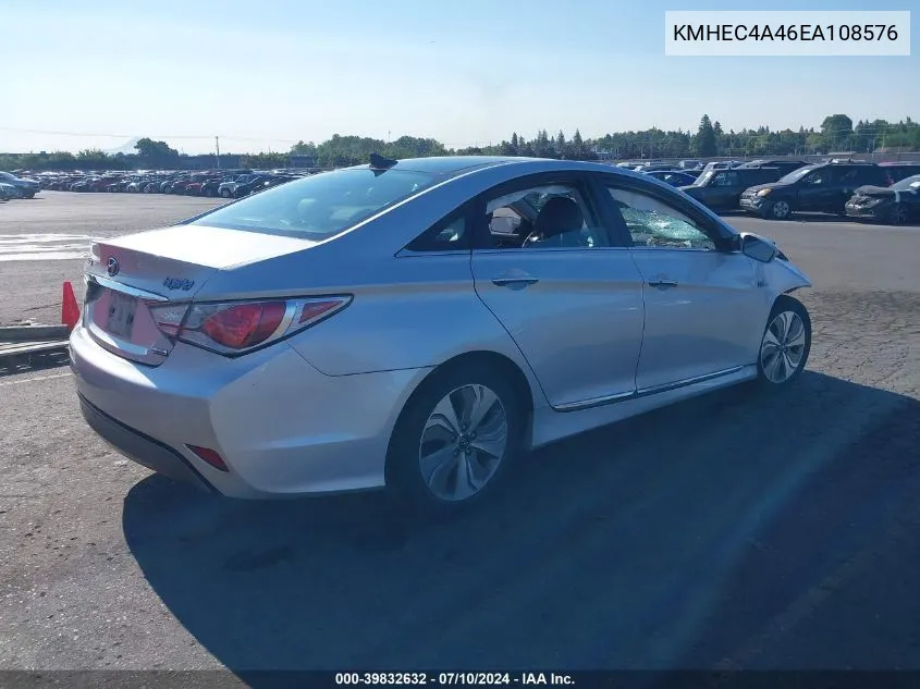 2014 Hyundai Sonata Hybrid Limited VIN: KMHEC4A46EA108576 Lot: 39832632