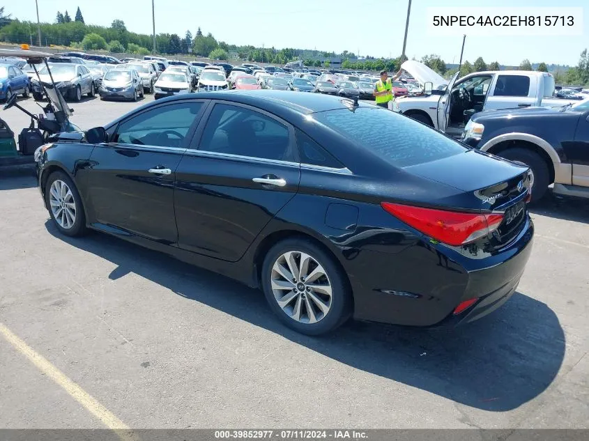 5NPEC4AC2EH815713 2014 Hyundai Sonata Limited