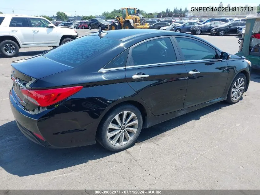 2014 Hyundai Sonata Limited VIN: 5NPEC4AC2EH815713 Lot: 39852977