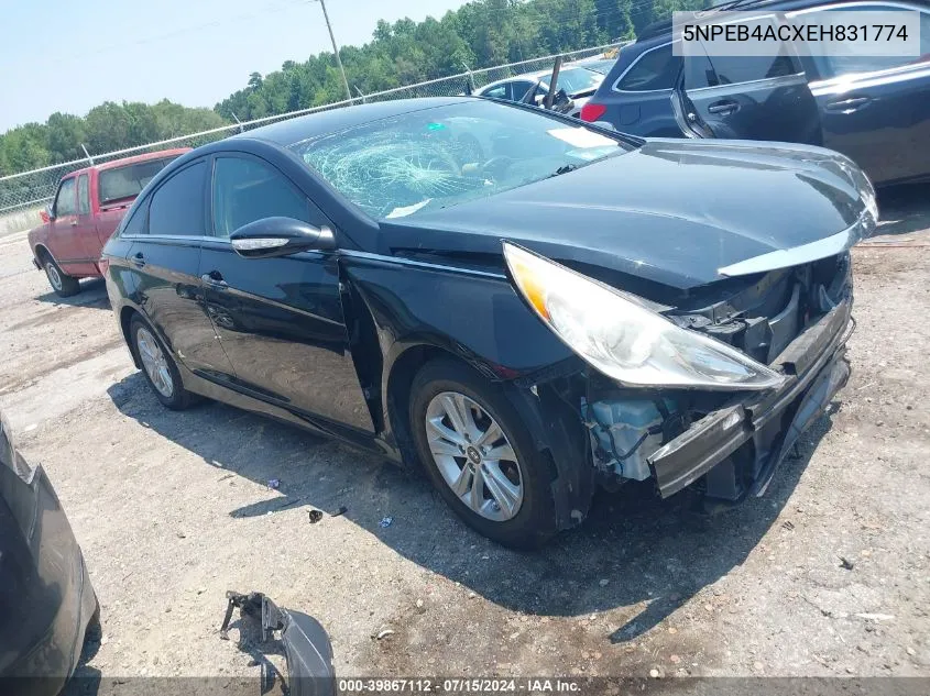 2014 Hyundai Sonata Gls VIN: 5NPEB4ACXEH831774 Lot: 39867112