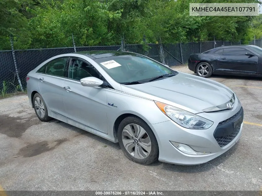 KMHEC4A45EA107791 2014 Hyundai Sonata Hybrid Limited