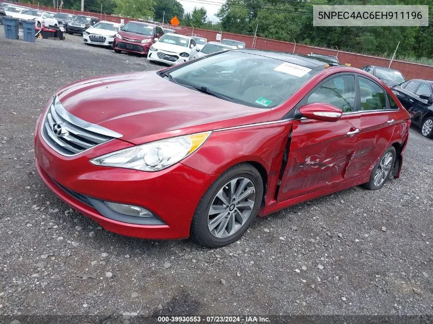 2014 Hyundai Sonata Limited VIN: 5NPEC4AC6EH911196 Lot: 39930553