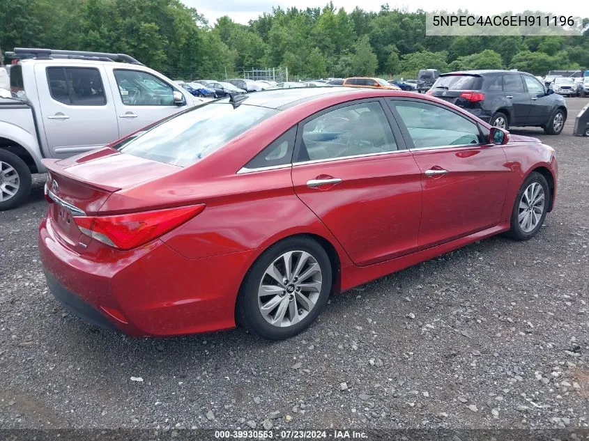 5NPEC4AC6EH911196 2014 Hyundai Sonata Limited