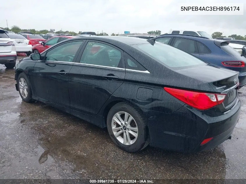 5NPEB4AC3EH896174 2014 Hyundai Sonata Gls