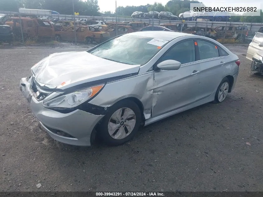 2014 Hyundai Sonata Gls VIN: 5NPEB4ACXEH826882 Lot: 39943291