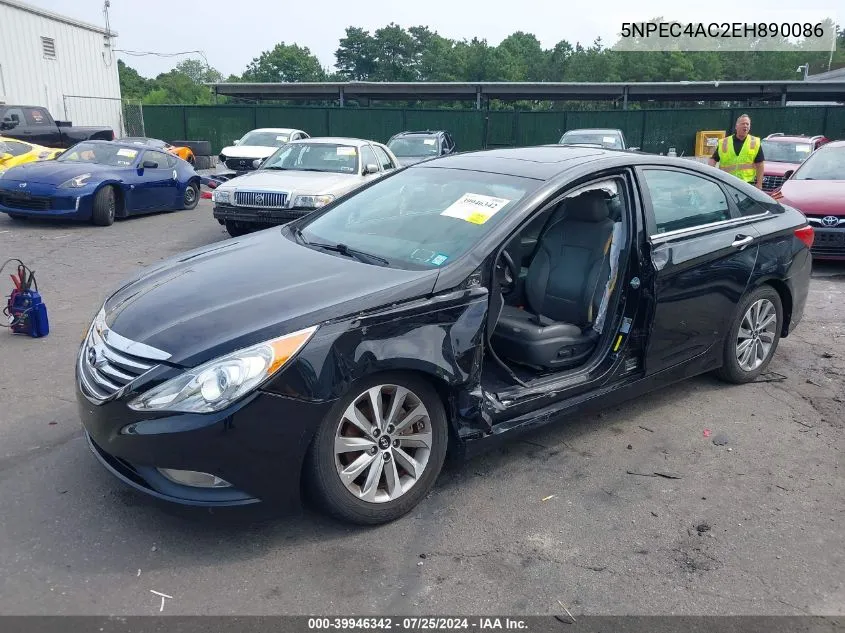 2014 Hyundai Sonata Limited VIN: 5NPEC4AC2EH890086 Lot: 39946342