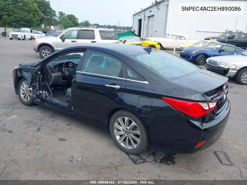 5NPEC4AC2EH890086 2014 Hyundai Sonata Limited