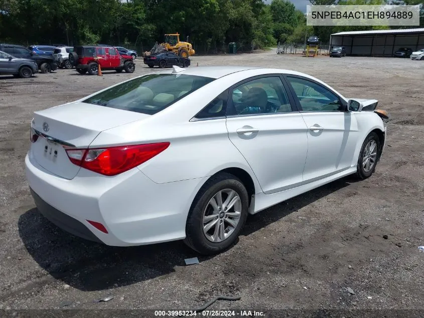 5NPEB4AC1EH894889 2014 Hyundai Sonata Gls