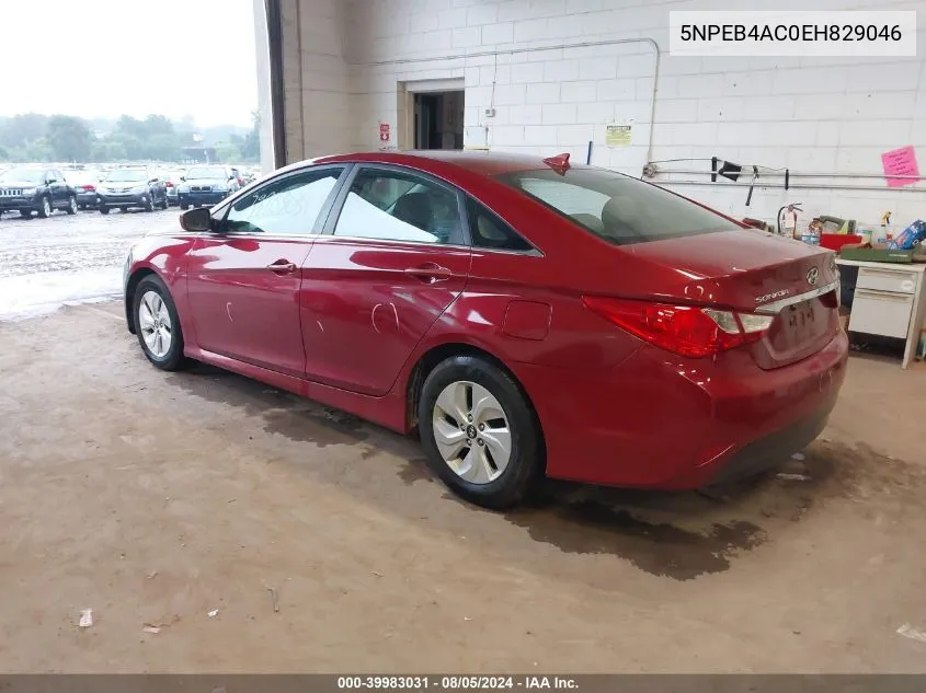 5NPEB4AC0EH829046 2014 Hyundai Sonata Gls