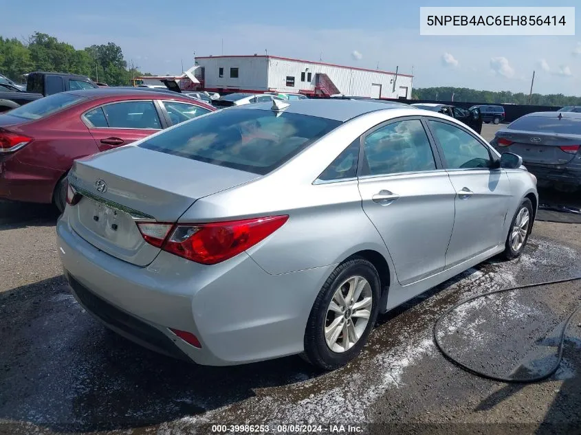 2014 Hyundai Sonata Gls VIN: 5NPEB4AC6EH856414 Lot: 39986253