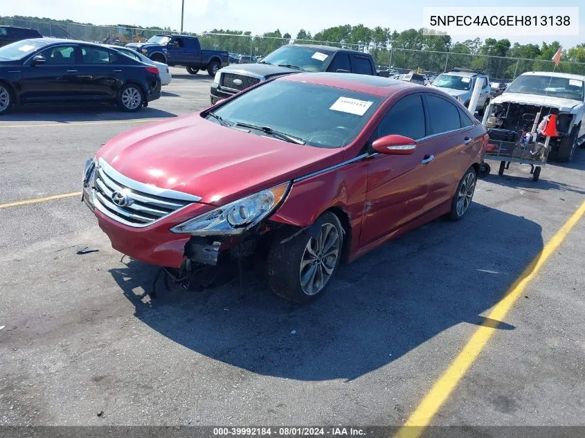 2014 Hyundai Sonata Se VIN: 5NPEC4AC6EH813138 Lot: 39992184