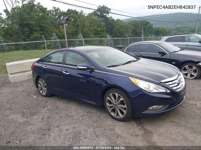 5NPEC4AB2EH842837 2014 Hyundai Sonata Se 2.0T