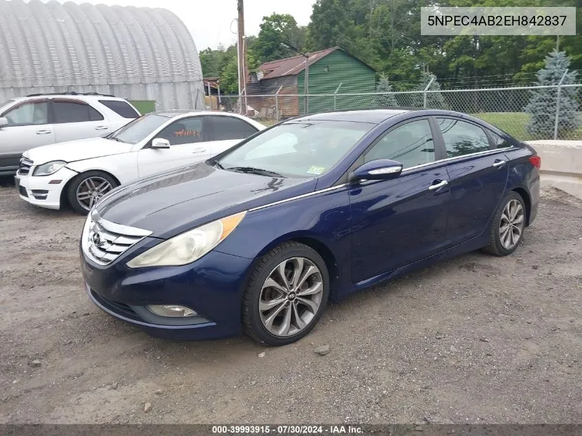 5NPEC4AB2EH842837 2014 Hyundai Sonata Se 2.0T