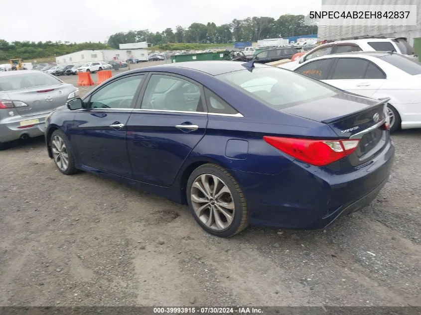 2014 Hyundai Sonata Se 2.0T VIN: 5NPEC4AB2EH842837 Lot: 39993915