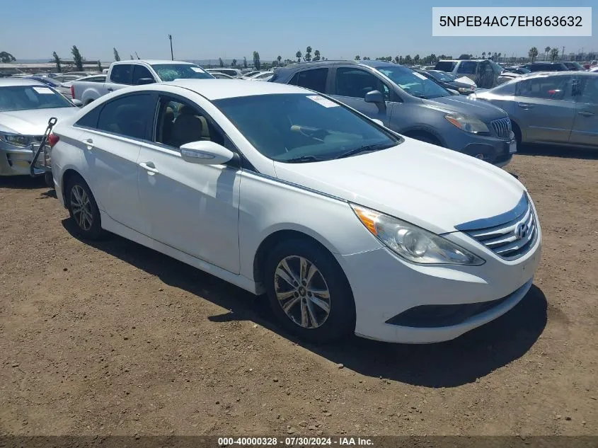 5NPEB4AC7EH863632 2014 Hyundai Sonata Gls