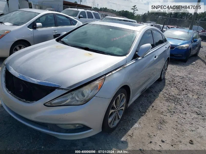 5NPEC4AC6EH847015 2014 Hyundai Sonata Se