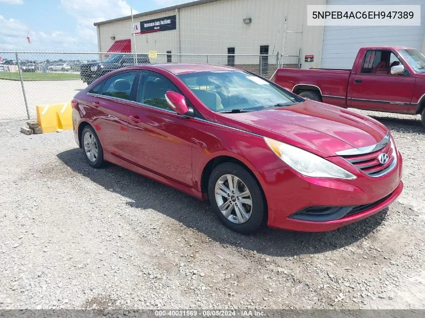 5NPEB4AC6EH947389 2014 Hyundai Sonata Gls